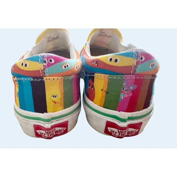 VANS x Sesame Street Youth Kids Slip On Canvas Sneakers Size 1 - Picture 6 of 8